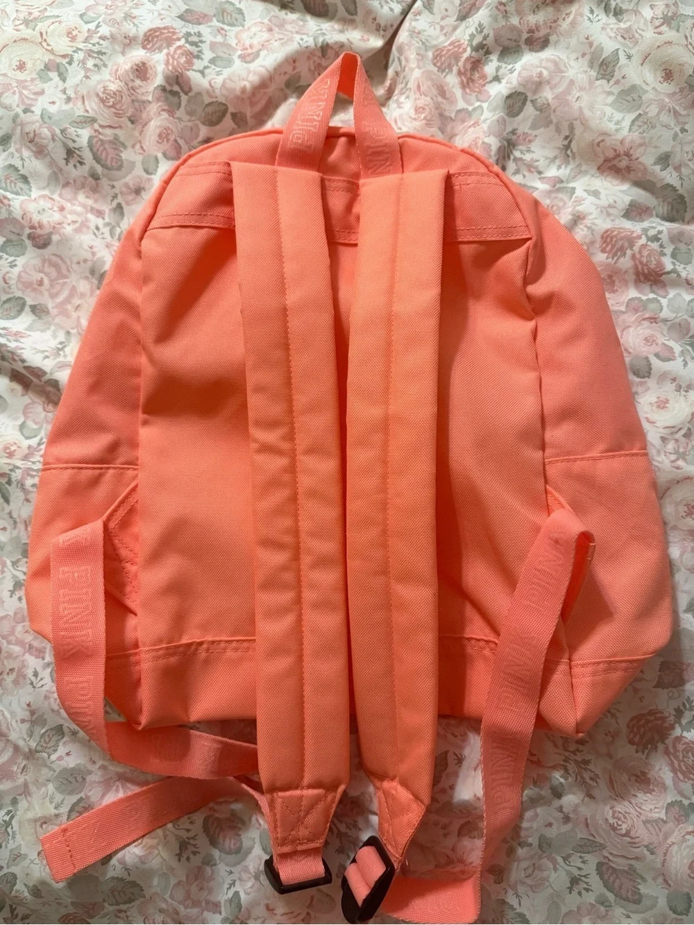 PINK Coral Canvas Backpack